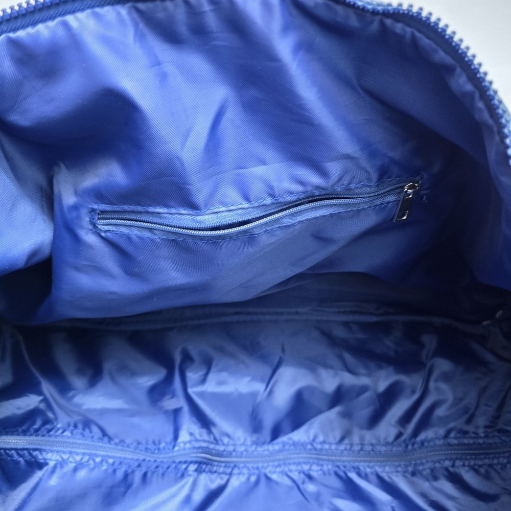 Disney Mickey Mouse Bioworld Wheeled Duffle Bag Set Blue Denim Style - Picture 9 of 13